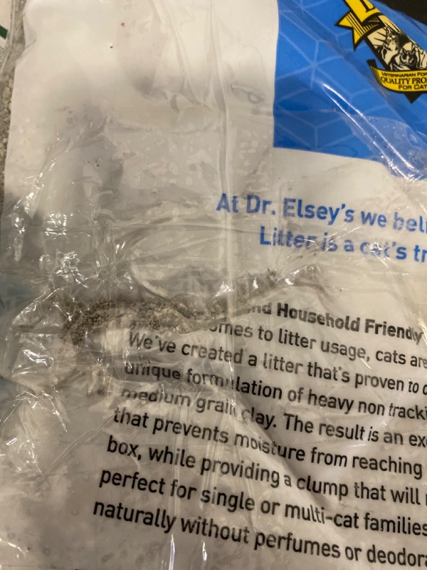 Photo 4 of Dr. Elsey’s Premium Clumping Cat Litter - Ultra - 99.9% Dust-Free, Low Tracking, Hard Clumping, Superior Odor Control, Unscented & Natural Ingredients 40lbs
