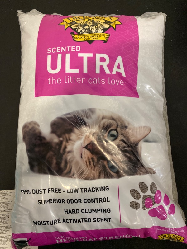 Photo 2 of Dr. Elsey's Premium Clumping Cat Litter | Ultra Scented | 99.9% Dust-Free, Low Tracking, Hard Clumping, Superior Odor Control, Natural Ingredients & Moisture-Activated Scent 40lb
