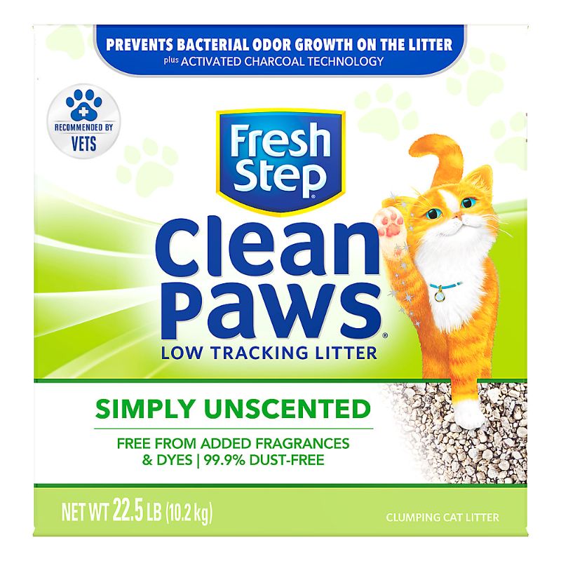 Photo 1 of Fresh Step® Clean Paws Clumping Clay Cat Litter - Unscented, Low Tracking
