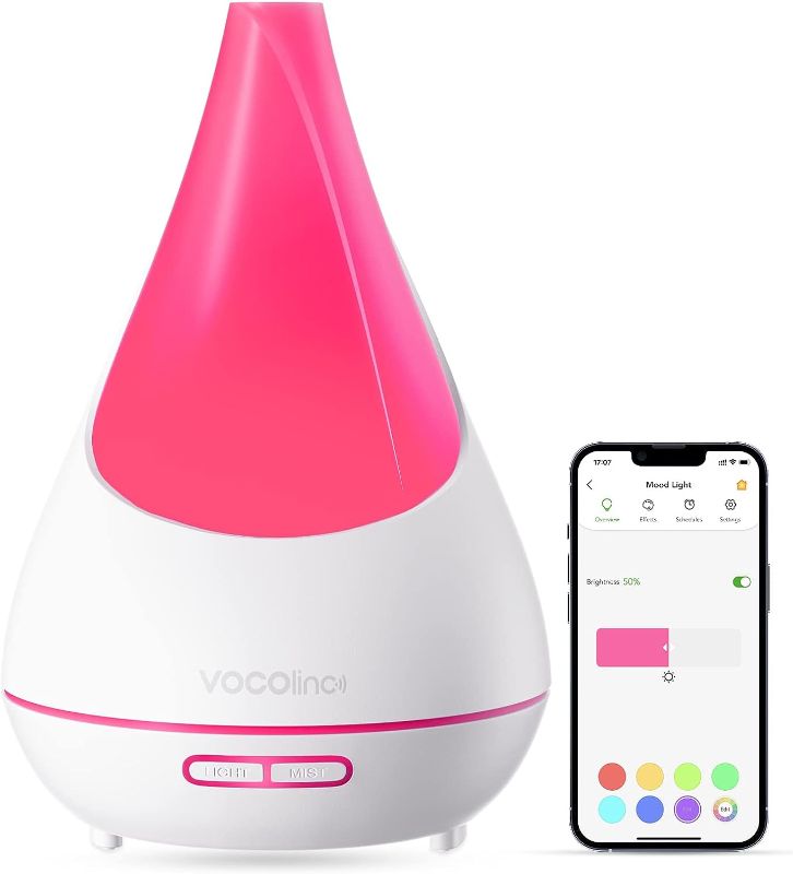 Photo 1 of VOCOlinc Smart Diffusers for Essential Oils Large Room, 300ml Ultrasonic Aromatherapy Diffuser, Essential Oil Diffusers Works with Apple Home HomeKit Alexa, Google Home, APP Voice Control
