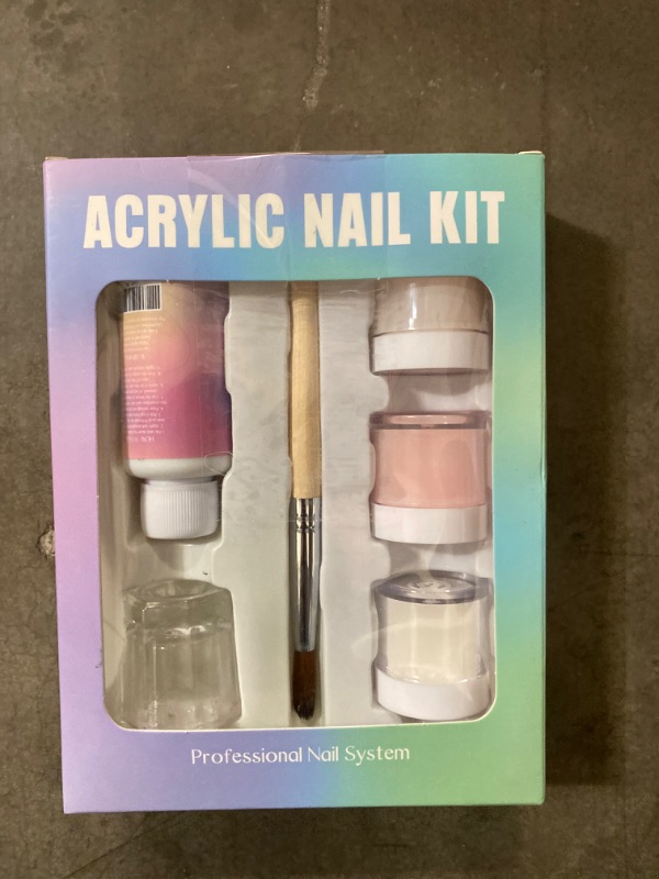 Photo 2 of Saviland Acrylic Nail Kit French Sculpture Set: Clear/Nude/Pink Acrylic Powder and Liquid Set Acrylic Nail Brush Cuticle Oil for Nail Care Professional DIY Acrylic Nail Art Beginner Acrylic Nail Kit
