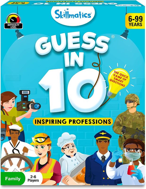 Photo 1 of Skillmatics Card Game - Guess in 10 Inspiring Professions, Gifts for 6 Year Olds and Up, Quick Game of Smart Questions, Fun Family Game
