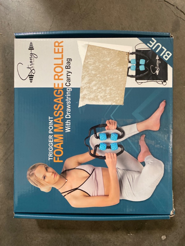 Photo 2 of Foam Roller Deep Tissue Massager | Myofascial Massage Tools with Drawstring Gym Bag | Muscle Roller for Legs | Fit Roller Pro, High Density Foam Trigger Point Leg Circulation Massager
