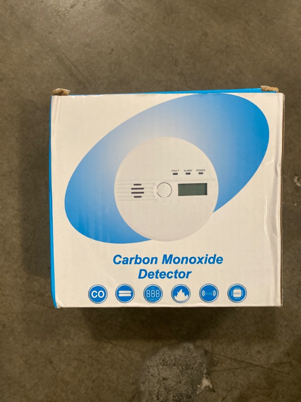 Photo 2 of Carbon Monoxide Alarm,Carbon Monoxide Detector,with LCD Display,85 dB Alarm & Sensor,Test Button,Battery Operation,Flexible Installation,Convenient Installation,for Home,for Workplace
