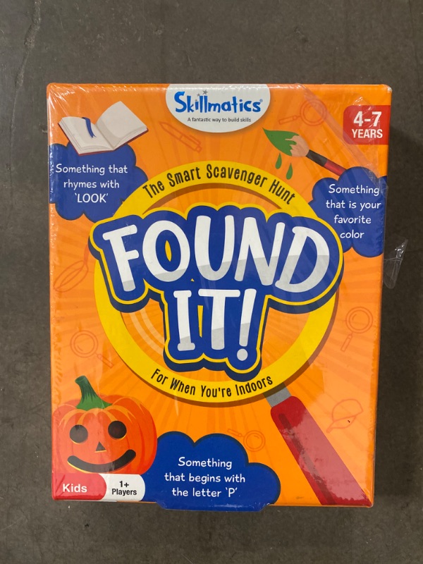 Photo 2 of Skillmatics Card Game - Found It Indoor, Scavenger Hunt for Kids, Boys, Girls, and Families Who Love Board Games Educational Toys, Stocking Stuffer, Travel Friendly, Gifts Ages 4, 5, 6, 7
