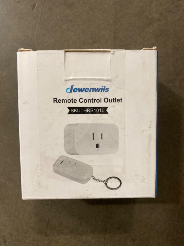 Photo 2 of DEWENWILS Indoor Remote Control Outlet, Wireless Remote Light Switch, No Interference Remote Outlet Switch, No Wiring, 15A/1875W, 100ft RF Range, Compact Design, Programmable…
