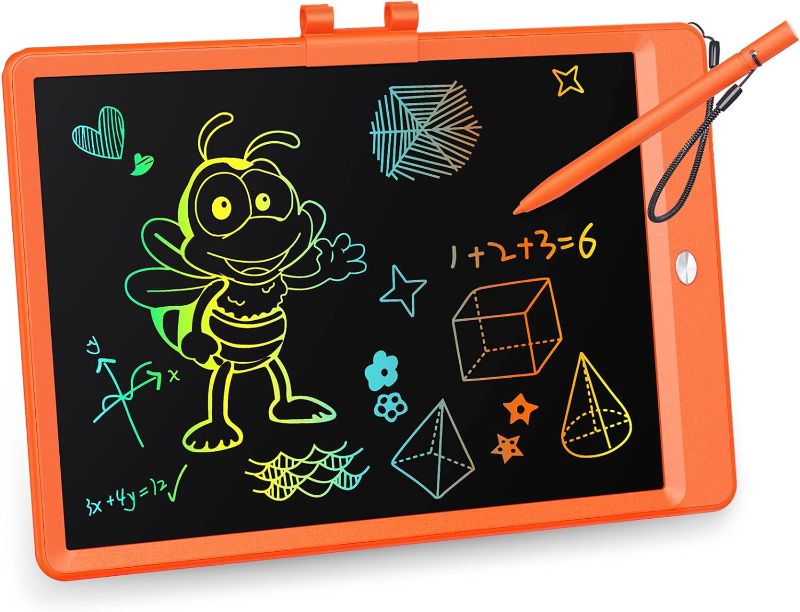 Photo 1 of KOKODI LCD Writing Tablet, 10 Inch Colorful Toddler Doodle Board Drawing Tablet, Erasable Reusable Electronic Drawing Pads, Educational and Learning Toy for 3-6 Years Old Boy and Girls
