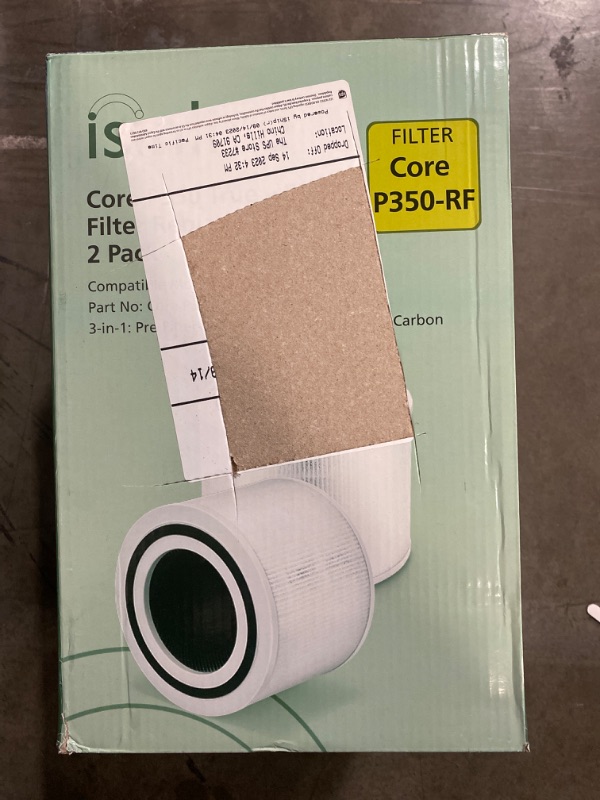 Photo 2 of Core 300 Replacement Filter for LEVOIT Core 300 and Core 300S Air Purifier, 2 Pack 3-in-1 H13 True HEPA Replacement Filter, Compared to Part # Core 300-RF (White)
