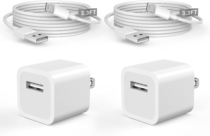 Photo 1 of iPhone Charger,Apple Chargers for iPhone,[Apple MFi Certified] 2Pack 