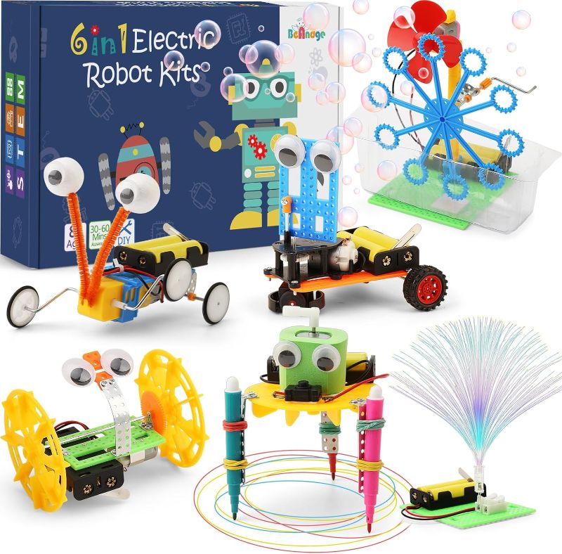 Photo 1 of STEM Science Robotics Kit, Experiments Projects Activities for Kids 6-8 8-12, Build Robot Crafts for Boys Toys, DIY Electronic Engineering Building Kits for Girls Age 6 7 8 9 10 11 12 + Year Old Gifts
