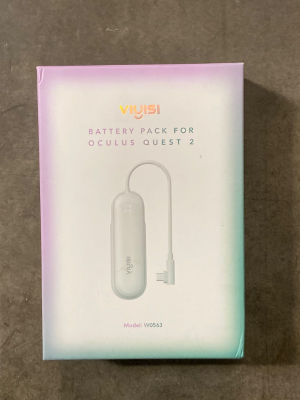 Photo 2 of VIYISI Battery Pack for Oculus Quest 2, 5000mAh Portable Charger for Meta Quest, Power Bank for VR Accessories Extend Extra 2-4 Playtime
