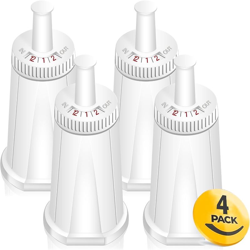 Photo 1 of 4 Pack Replacement Water Filter for Breville Barista Touch Espresso Machine BES880, Barista Pro BES878, Oracle Touch BES990, Oracle BES980 & Dual Boiler BES920 Bambino ClaroSwiss?#BES008WHT0NUC1
