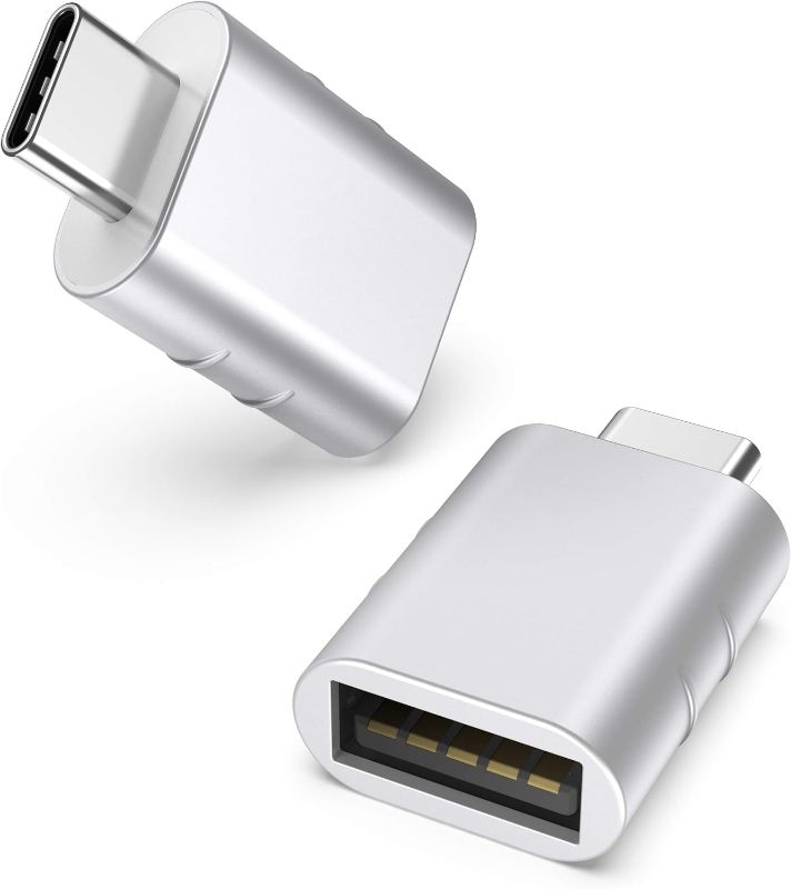 Photo 1 of Syntech USB C to USB Adapter(2 Pack), USB-C Male to USB 3.0 Female Adapter Compatible with iPhone 15 Pro Max MacBook Pro Air 2023 iPad Mini Pro Surface Pro and Other Type C or Thunderbolt 4/3 Devices
