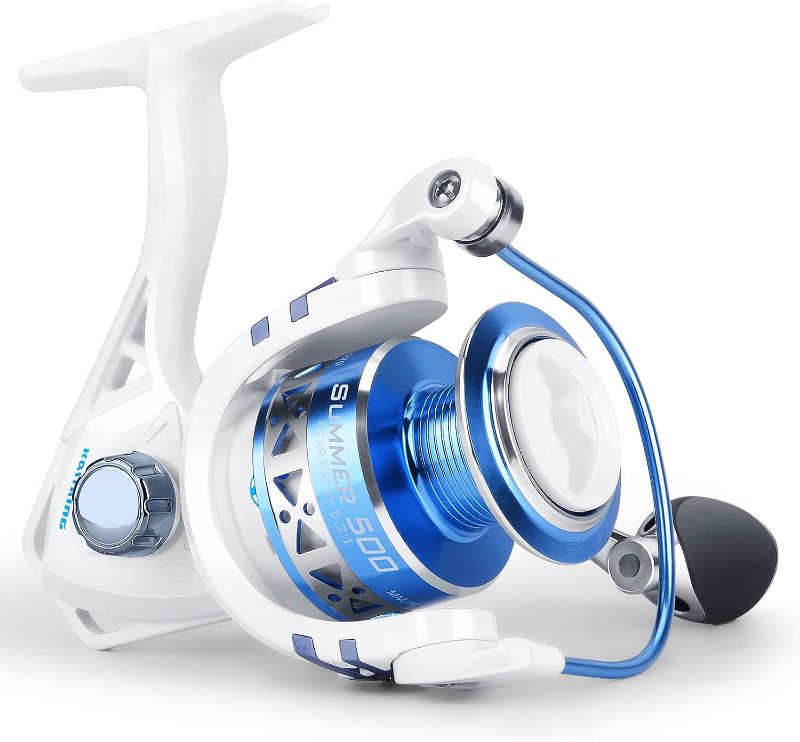 Photo 1 of KastKing Summer and Centron Spinning Reels, 9+1 BB Light Weight, Ultra Smooth Powerful, Size 500 is Perfect for Ice Fishing/Ultralight
