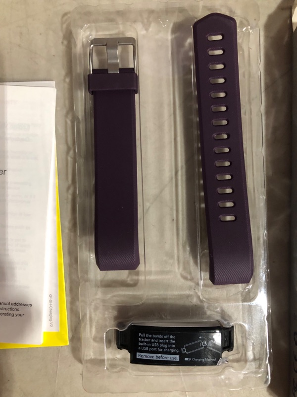 Photo 4 of **PARTS ONLY** **SEE NOTES** Kummel Fitness Tracker with Heart Rate Monitor  -Purple
