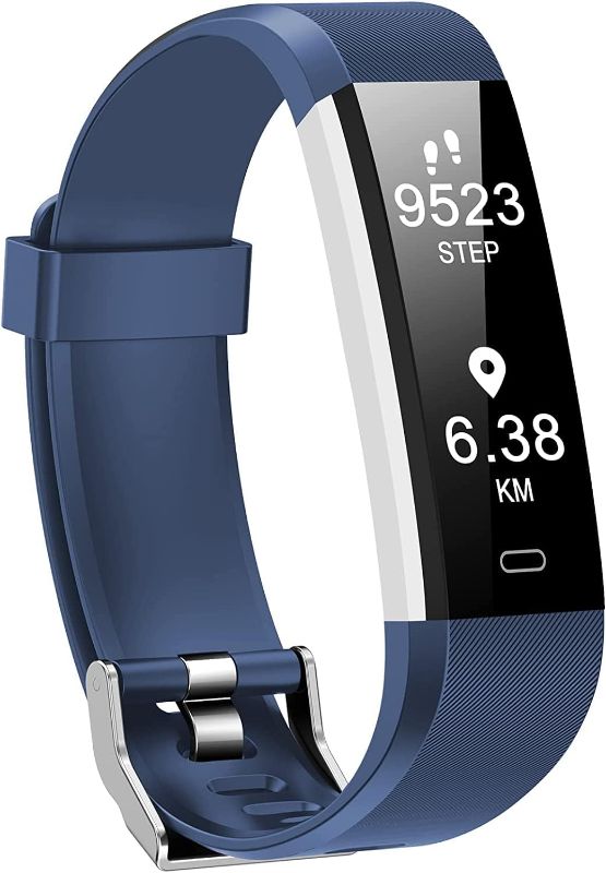 Photo 1 of Kummel Fitness Tracker with Heart Rate Monitor, Waterproof Activity Tracker with Pedometer & Sleep Monitor, Calories, Step Tracking for Women Men Blue
