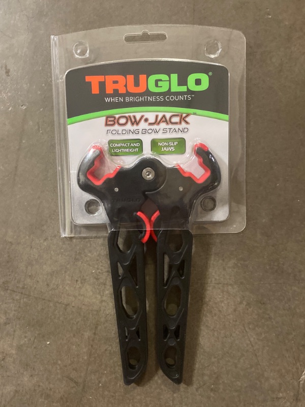 Photo 2 of TRUGLO Bow Jack Folding Bow Stand, Mini Wide , Black
