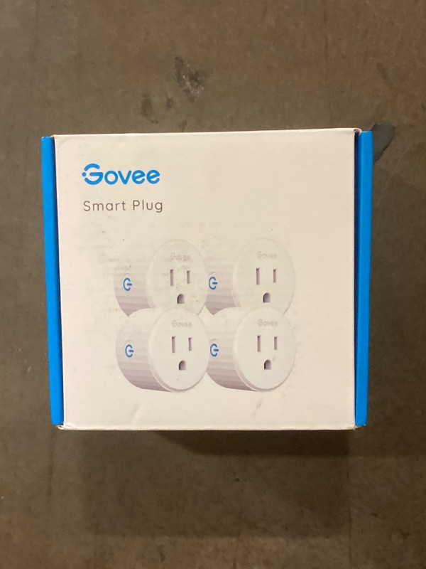 Photo 2 of Govee Smart Plug, WiFi Plugs Work with Alexa & Google Assistant, Smart Outlet with Timer & Group Controller, WiFi Outlet for Home, No Hub Required, ETL & FCC Certified, 2.4G WiFi Only, 4 Pack
