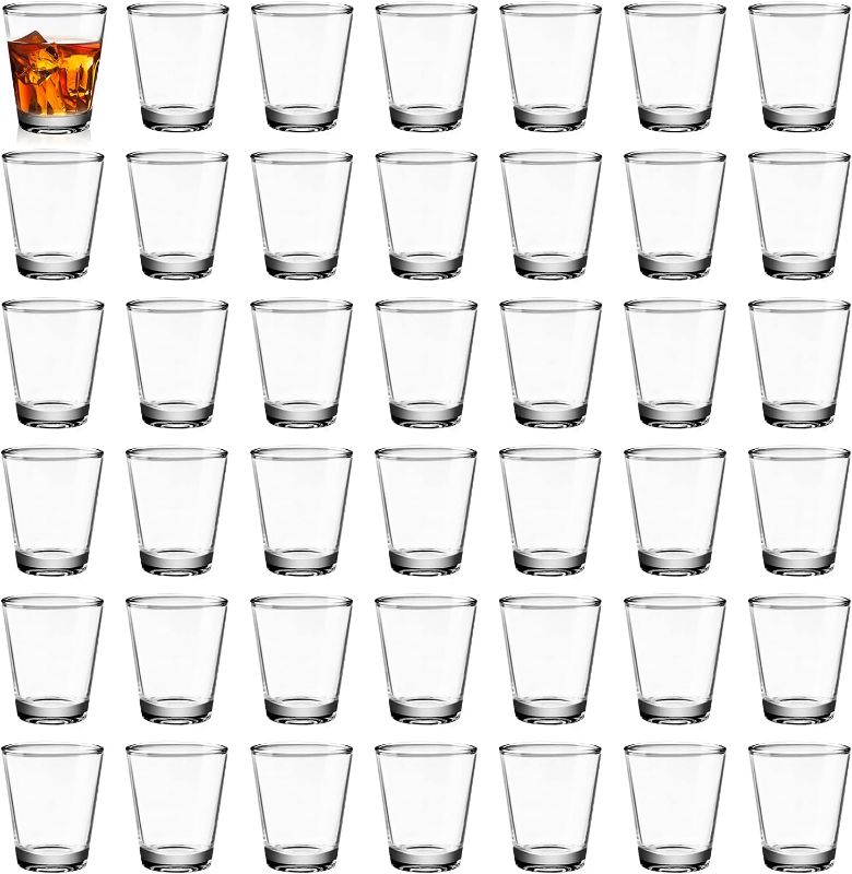 Photo 1 of Encheng 2oz Shot Glasses,Liqueue Glasses Spirits Glasses,Cordial Glass Tequila Shooter Glass,Small Alcholo Glass Cups,Shot Cups Whisky Glass Vodka Glass,Mini Drinking Cups 40pack
