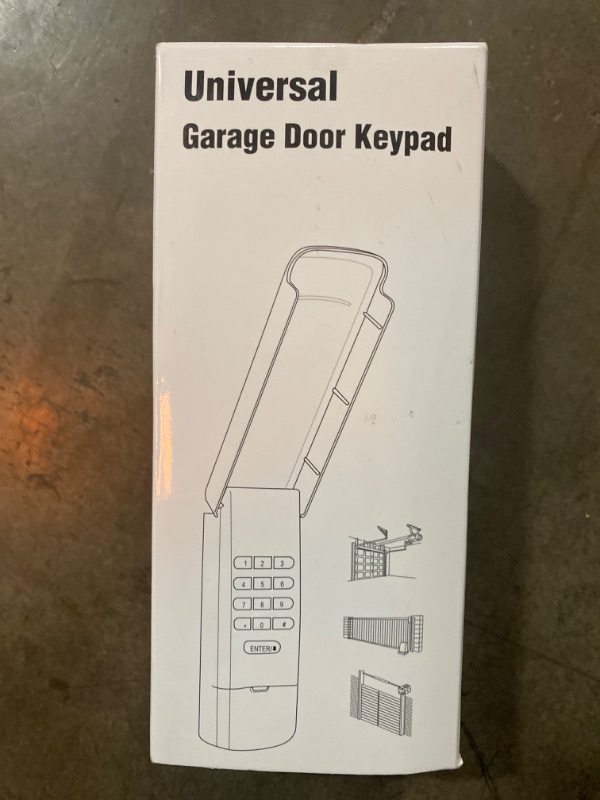 Photo 2 of Universal Garage Door Opener Keypad Remote Wireless Keyless Keypad Compatible with Genie LiftMaster Chamberlain Craftsman Linear Overhead Door Wayne Dalton Opener has Learn Button or Dip Switch
