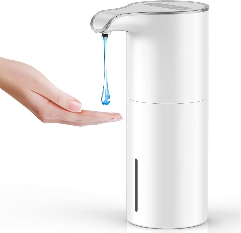 Photo 1 of YIKHOM Automatic Liquid Soap Dispenser, 15.37 oz/450mL Soap Dispenser, Touchless Hand Sanitizer Dispenser Electric, Motion Sensor Waterproof Pump for Bathroom Kitchen Dish Soap, USB C Rechargeable
