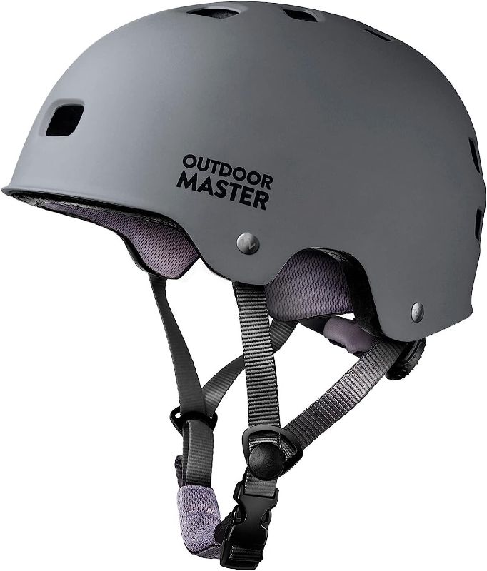 Photo 1 of OutdoorMaster Skateboard Cycling Helmet - Two Removable Liners Ventilation Multi-Sport Scooter Roller Skate Inline Skating Rollerblading for Kids, Youth & Adults
