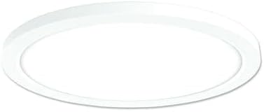 Photo 1 of Good Earth Lighting Plano 17in. Direct Wire LED Flush Mount Ceiling Light Fixture in White, 2400 Lumens, Dimmable, 5 Color Temperature Selectable Settings, Energy Star Certified

