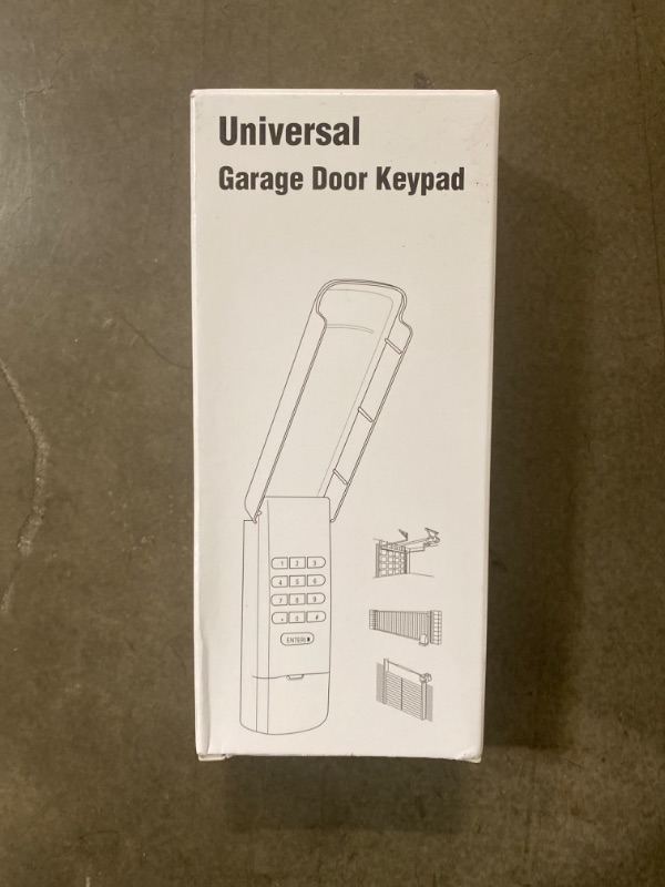 Photo 2 of Universal Garage Door Opener Keypad Remote Wireless Keyless Keypad Compatible with Genie LiftMaster Chamberlain Craftsman Linear Overhead Door Wayne Dalton Opener has Learn Button or Dip Switch
