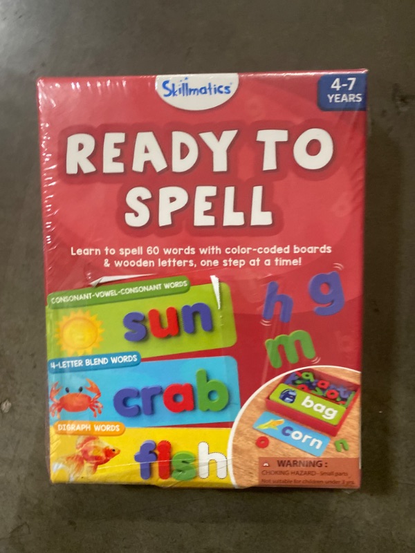 Photo 2 of Skillmatics Preschool Learning Activity - Ready to Spell, Stage-Based Learning to Improve Vocabulary & Spelling, Educational Toy, Gifts for Boys & Girls Ages 4, 5, 6, 7
