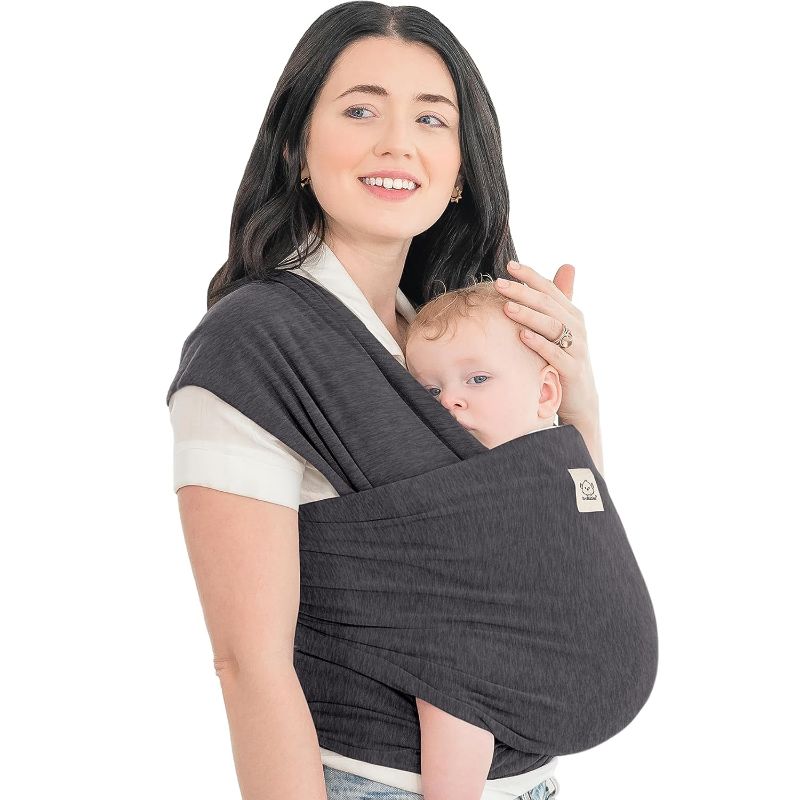 Photo 1 of KeaBabies Baby Wrap Carrier - All in 1 Original Breathable Baby Sling, Lightweight, Hands Free Baby Carrier Sling, Baby Carrier Wrap, Baby Carriers for Newborn, Infant, Baby Wraps Carrier(Mystic Gray)
