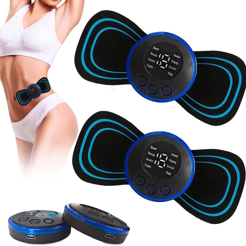 Photo 1 of PLENO Mini Deep Tissue Muscle Massager with 2 Replaceable Massage Pads and 18 Speed for Pain Relief and Relaxation of Arm, Leg, Foot, Shoulder, Waist
