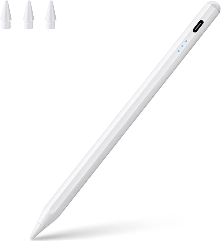 Photo 1 of Stylus Pen for ipad, Active Pencil with Quick Charge, Palm Rejection Tilt Sensor, Magnetic Apple Compatible 2018-2022 iPad Pro 11"/12.9",iPad 10/9/8/7/6,iPad Mini 5/6,iPad Air3/4/5
