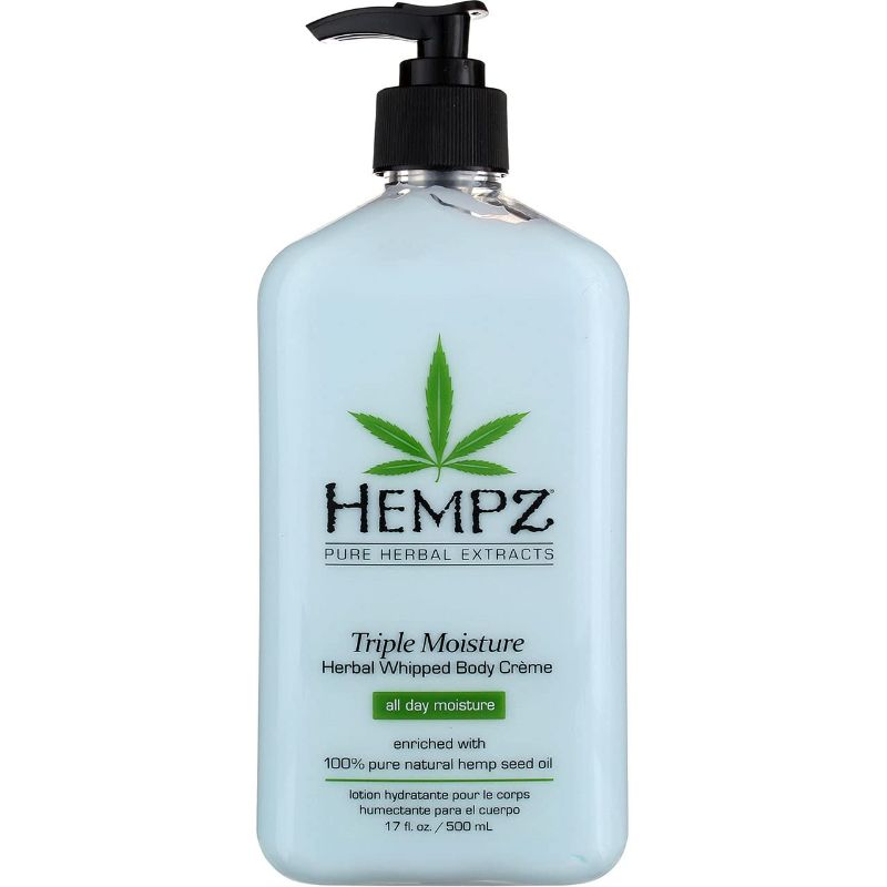 Photo 1 of Hempz Body Moisturizer Triple Moisture 17 Ounce Pump
