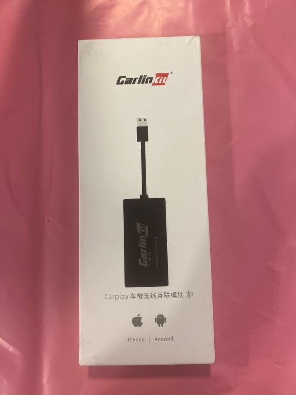 Photo 1 of Carlinkit Wireless Carplay Dongle USB Adapter with Mic for Android Head Unit (Android Navigation Player) with Android Auto USB Smart Link, Bluetooth/Support iOS13 Split Screen/Car Stereo
