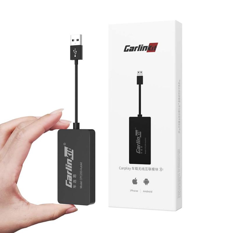 Photo 3 of Carlinkit Wireless Carplay Dongle USB Adapter with Mic for Android Head Unit (Android Navigation Player) with Android Auto USB Smart Link, Bluetooth/Support iOS13 Split Screen/Car Stereo
