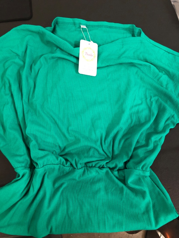 Photo 1 of Green dress, eco friendly comfort , size XL