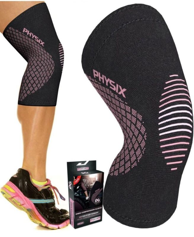 Photo 1 of PG Physix Gear Sport Medium Knee Compression Sleeve Purple Unisex New in Box