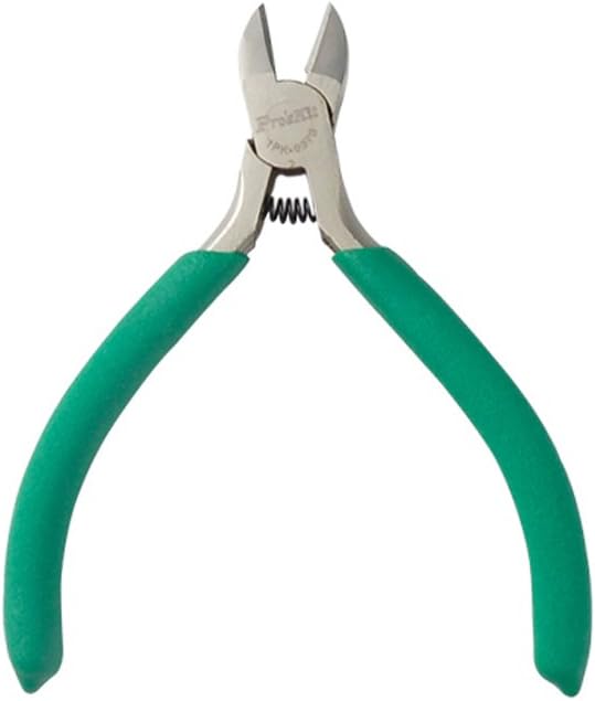 Photo 2 of Pro39;skit 1PK-037S 112mm Plier Hand Tools Beading Pliers Flat Wire Side Cutters Kit Green