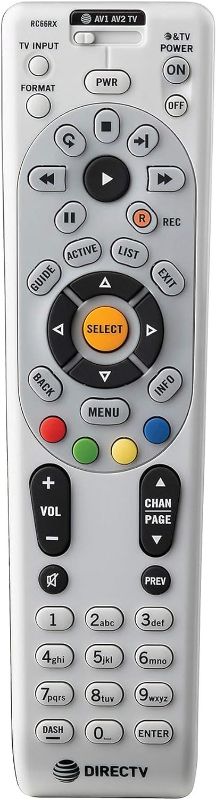 Photo 1 of Remote Control for DIRECTV RC66RX RC65R 4-Device LCD LED HDTV Plasma TV TVs A/V Receiver