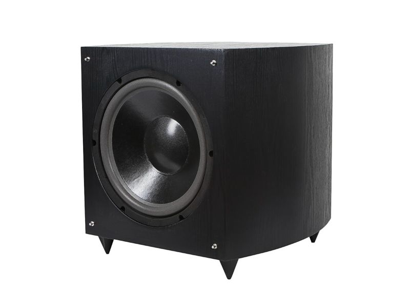 Photo 1 of Monoprice® 150W 12" Powered Subwoofer, Black