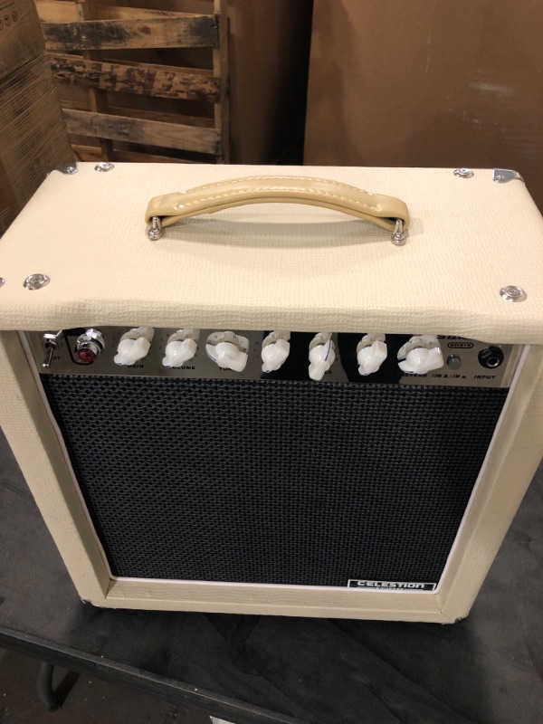 Photo 2 of Stage Right by Monoprice 15-Watt 1x12 Guitar Combo Tube Amp with Celestion Speaker and Spring Reverb