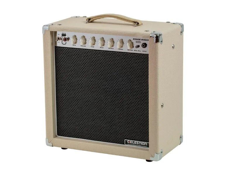 Photo 1 of Stage Right by Monoprice 15-Watt 1x12 Guitar Combo Tube Amp with Celestion Speaker and Spring Reverb