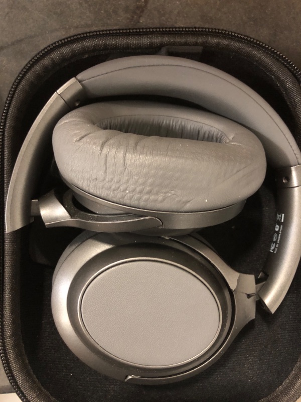 Photo 3 of Monoprice BT-600ANC Over Ear Headphones - Bluetooth 5, Active Noise Cancelling (ANC) Qualcomm aptX HD Audio, AAC, Touch Controls, Ambient Mode, 40 Hour Playtime, Carrying Case, Multi-Pairing