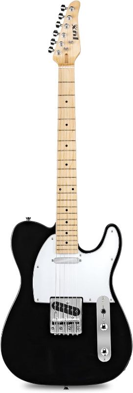 Photo 1 of Monoprice indio guitars  Electric Guitar TL Series, Full-Size Paulownia Wood Body, 3-Ply Pickguard, C-Shape Neck, Ashtray Bridge, Quality Gear Tuners, 3-Way Switch & Volume/Tone Controls, 2 Picks Included, Black
