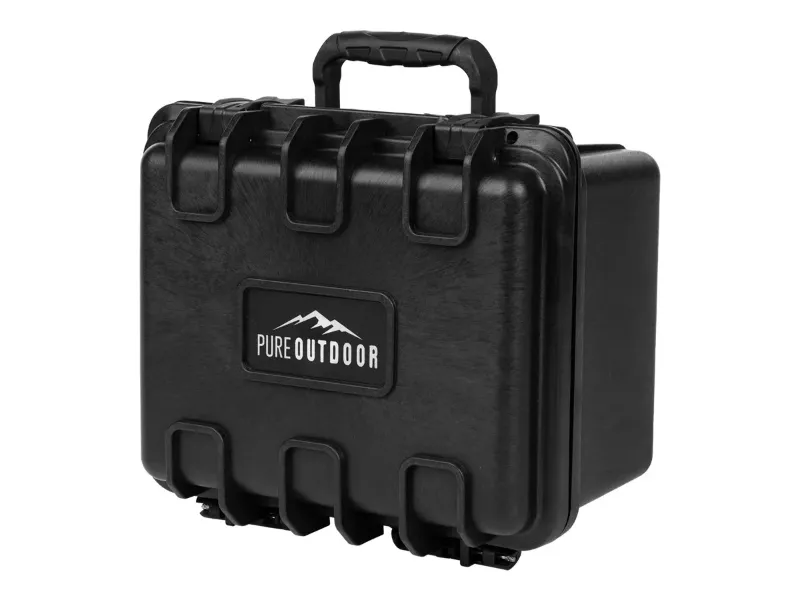 Photo 1 of Pure Outdoor by Monoprice Weatherproof Hard Case with Customizable Foam, 10 x 9 x 7 in