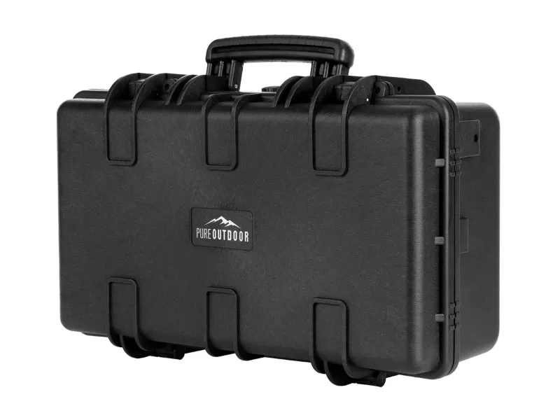 Photo 1 of Pure Outdoor by Monoprice Weatherproof Hard Case with Customizable Foam 22 x 14 x 8 in