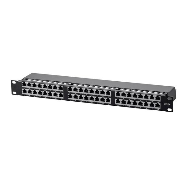 Photo 1 of Entegrade Series Cat6A 19in 1U Patch Panel_ Shielded_ 48-port Dual IDC