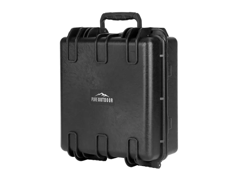Photo 1 of Pure Outdoor by Monoprice Weatherproof Hard Case with Customizable Foam, 13 x 14 x 7 in Internal Dimensions