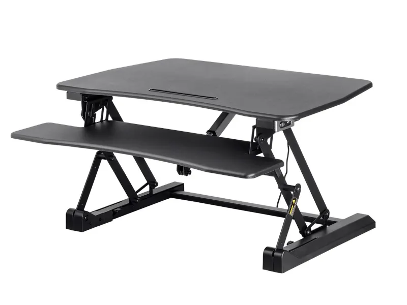 Photo 1 of Workstream by Monoprice Electric Height Adjustable Sit-Stand Workstation Desk Converter