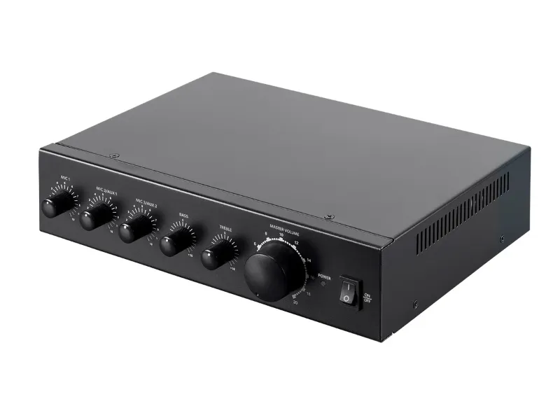 Photo 1 of 
Monoprice Commercial Audio 60W 3ch 100/70V Mixer Amp